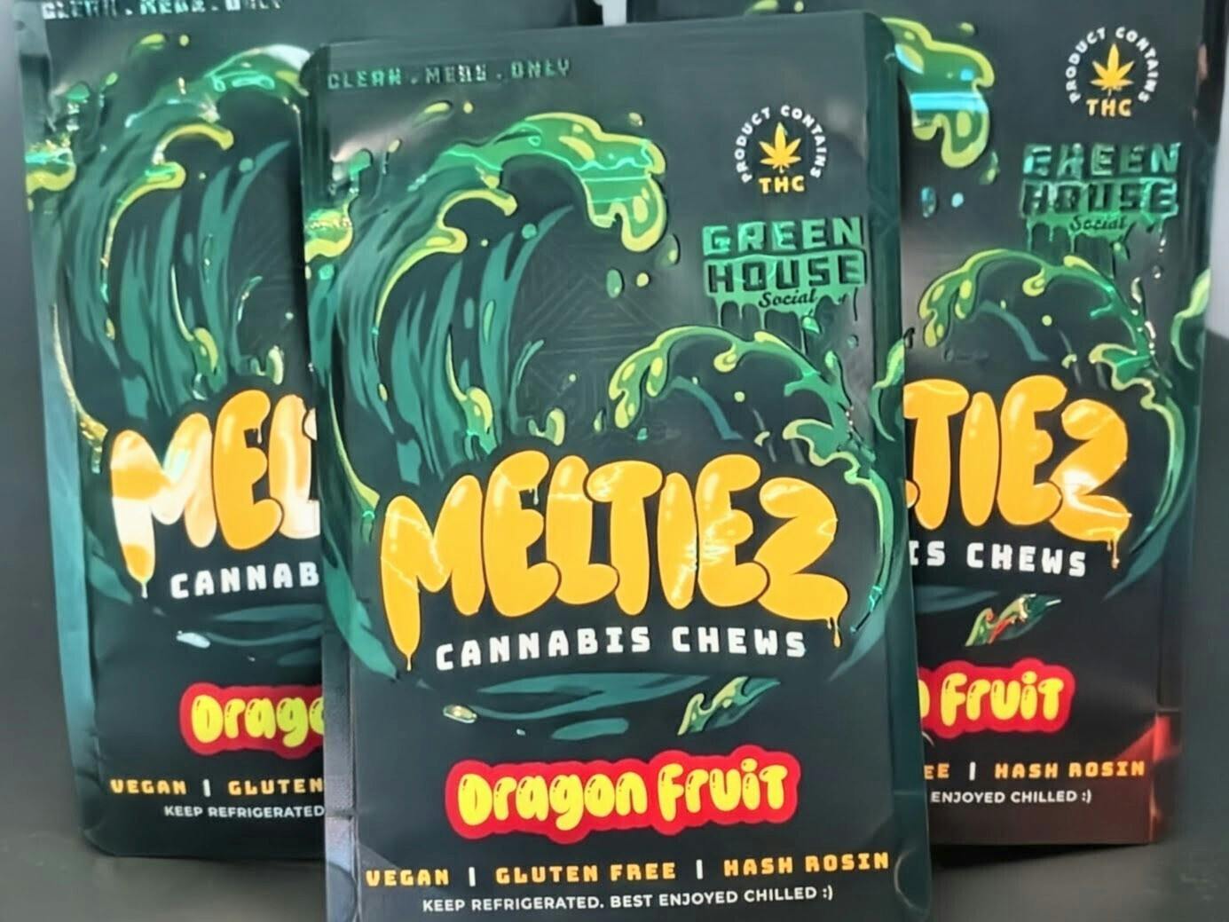 Dragonfruit | 100mg Meltiez | Green House Social