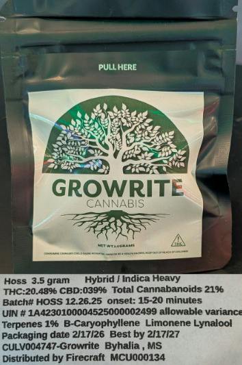 The Hoss | 3.5g | GrowRite