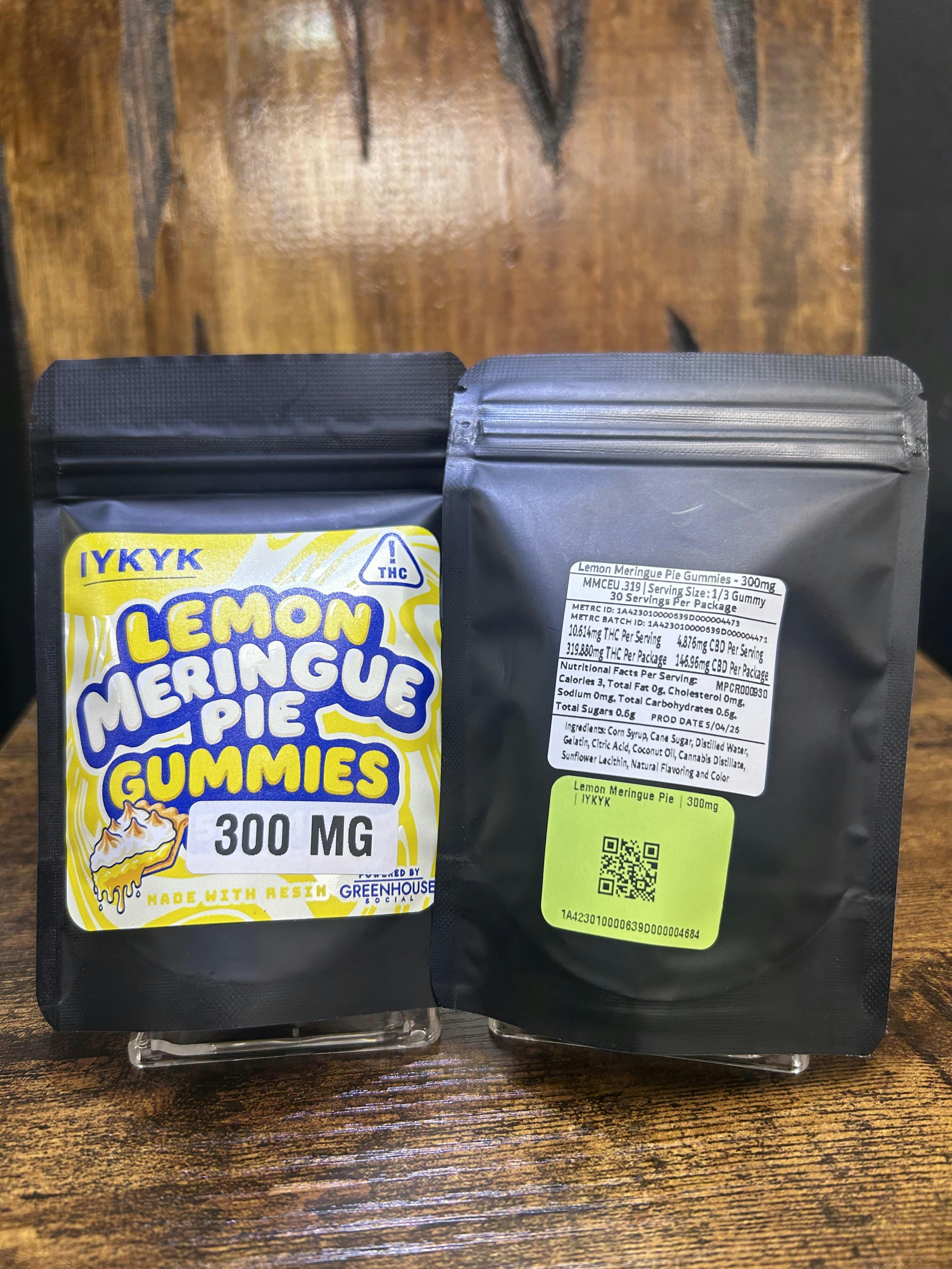 Lemon Meringue Pie | 300mg | IYKYK