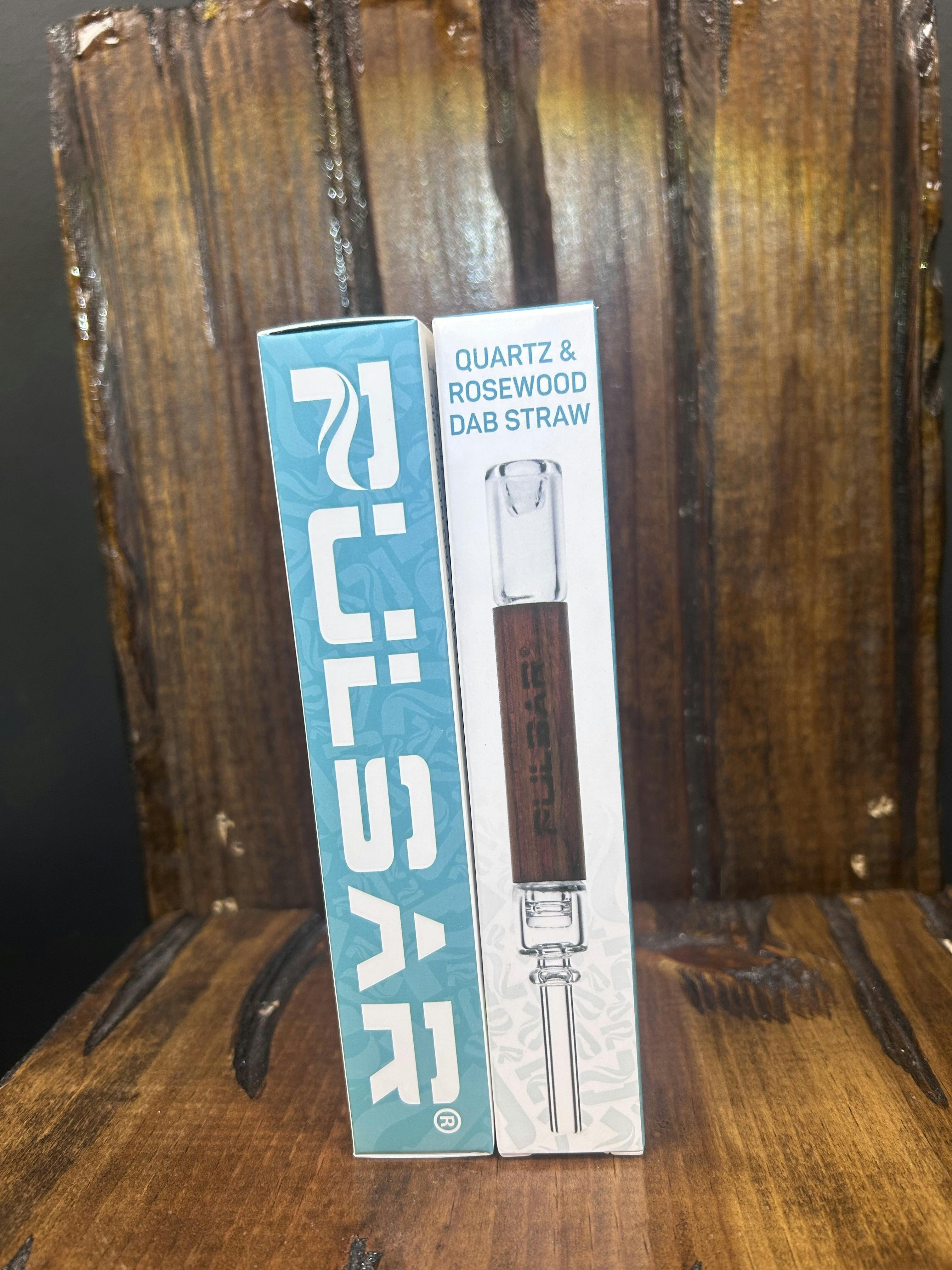 Pulsar Quartz & Rosewood Dab Straw