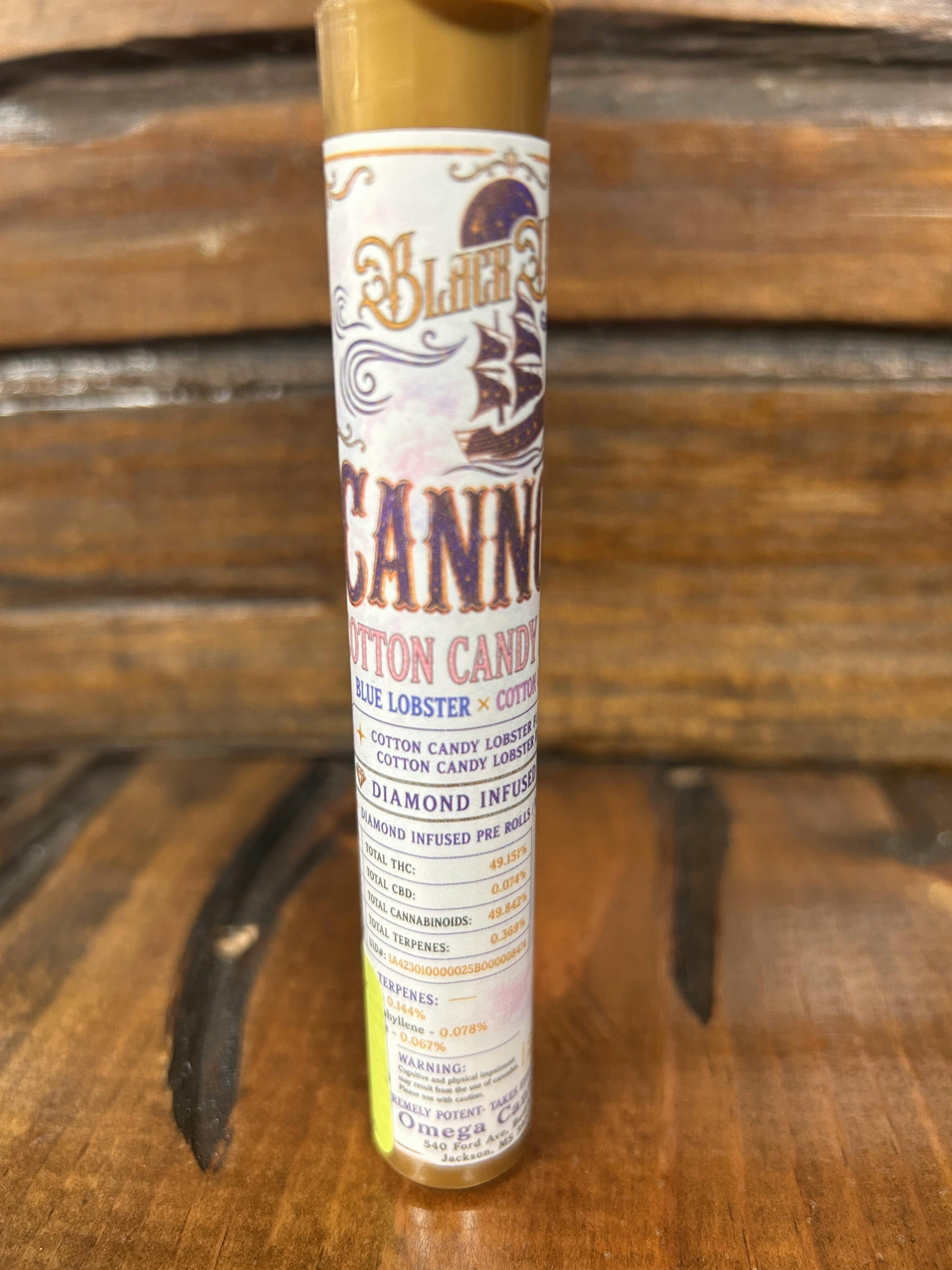 Cotton Candy Lobster | 2pk Infused Prerolls | Black Water Reserve