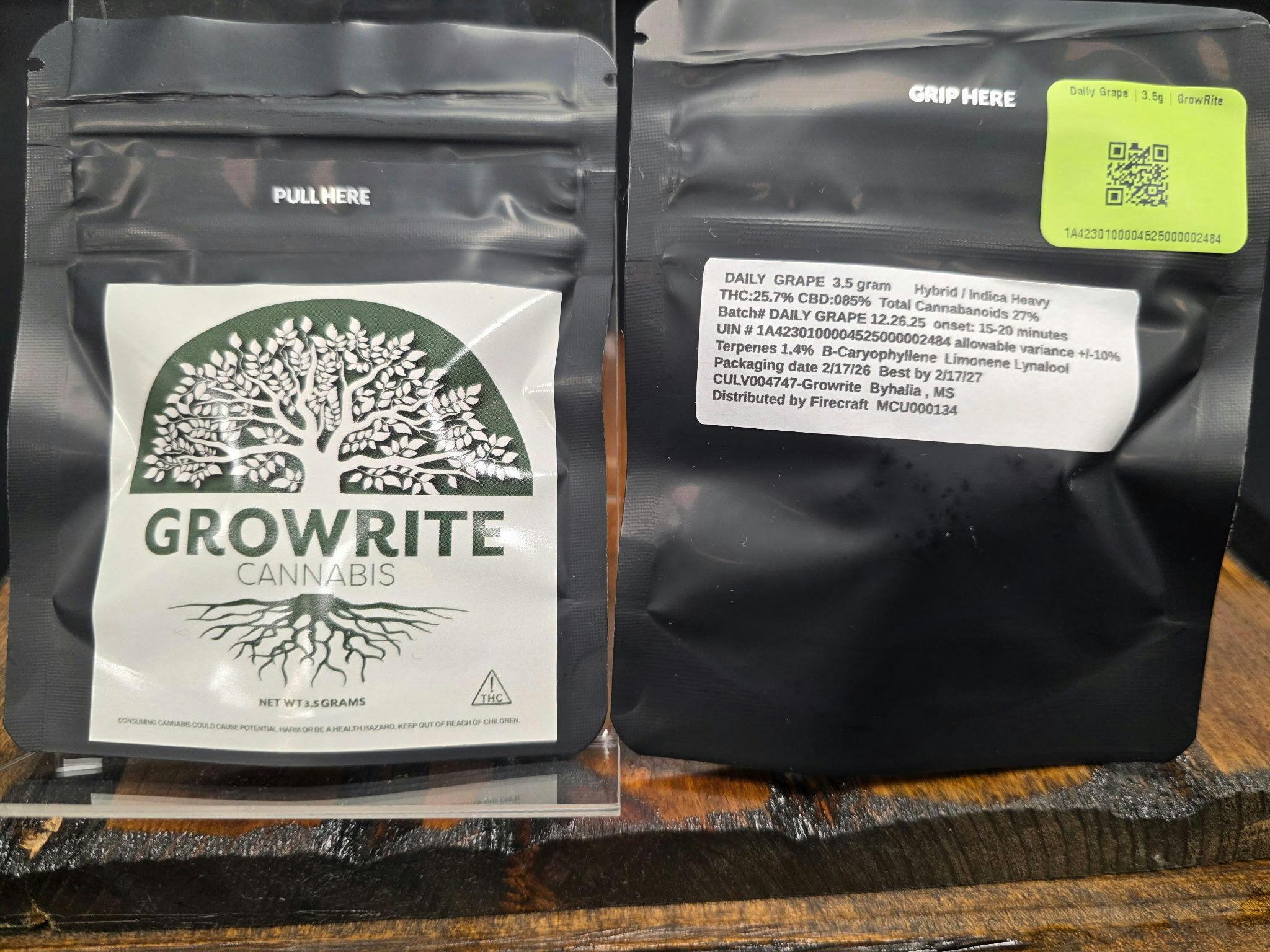Daily Grape | 3.5g | GrowRite