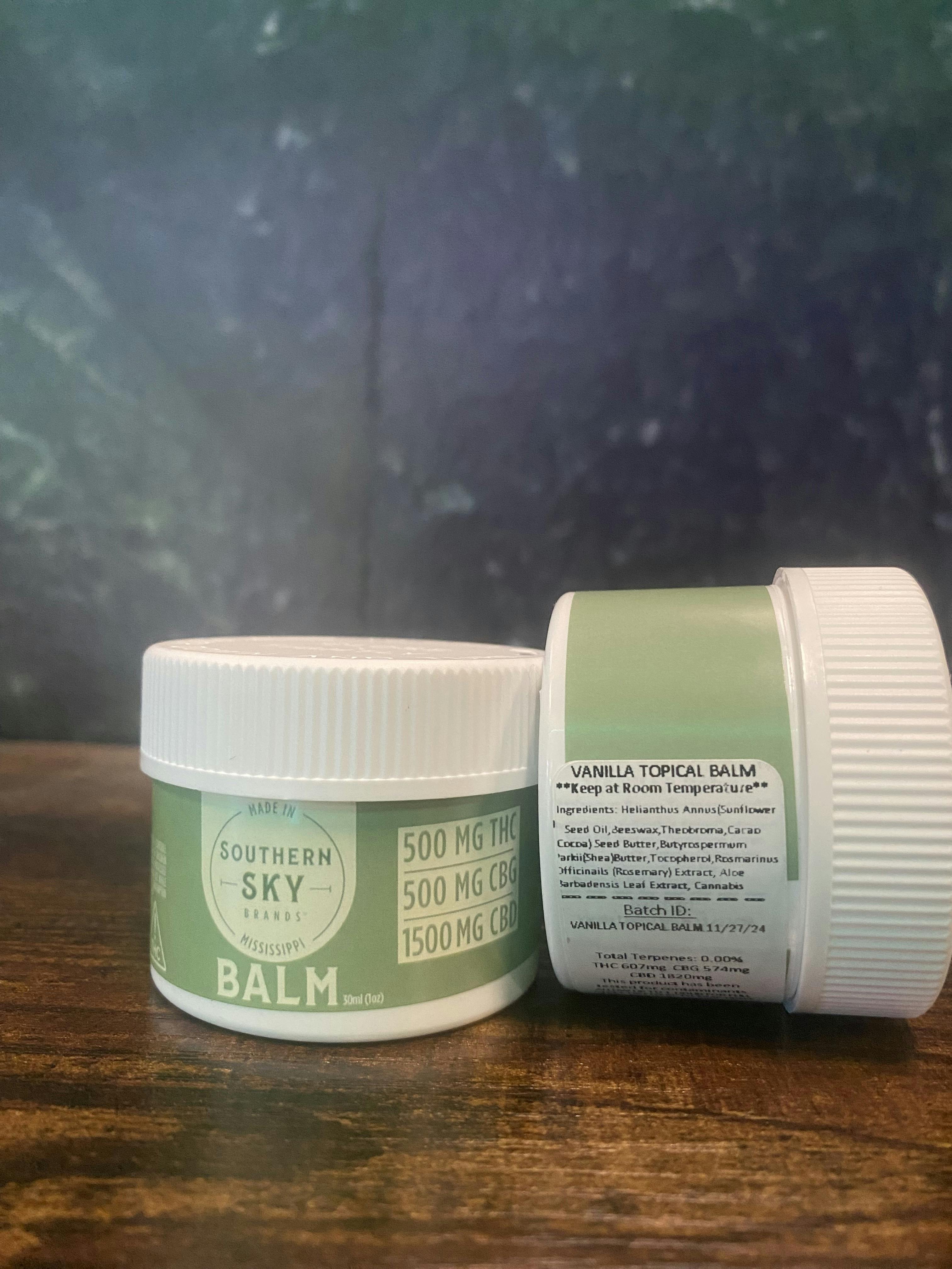 Vanilla Topical Balm | Southern Sky