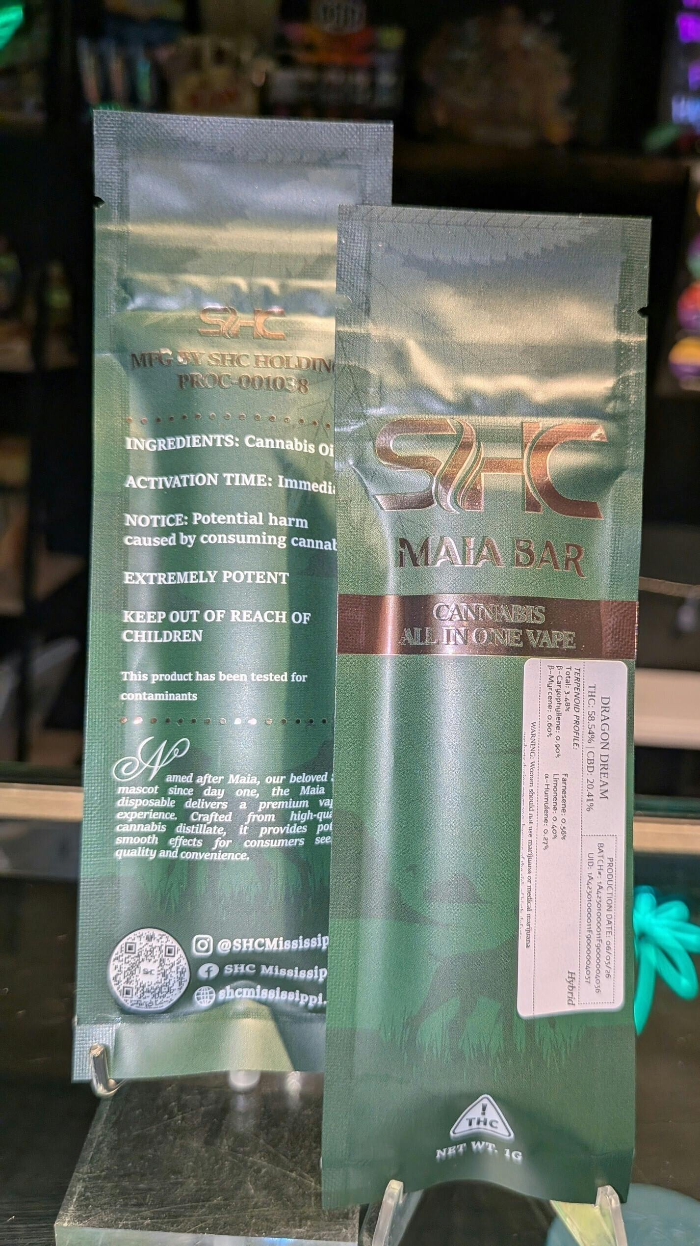 Dragon Dream | 1g Disposable | SHC Maia Bar