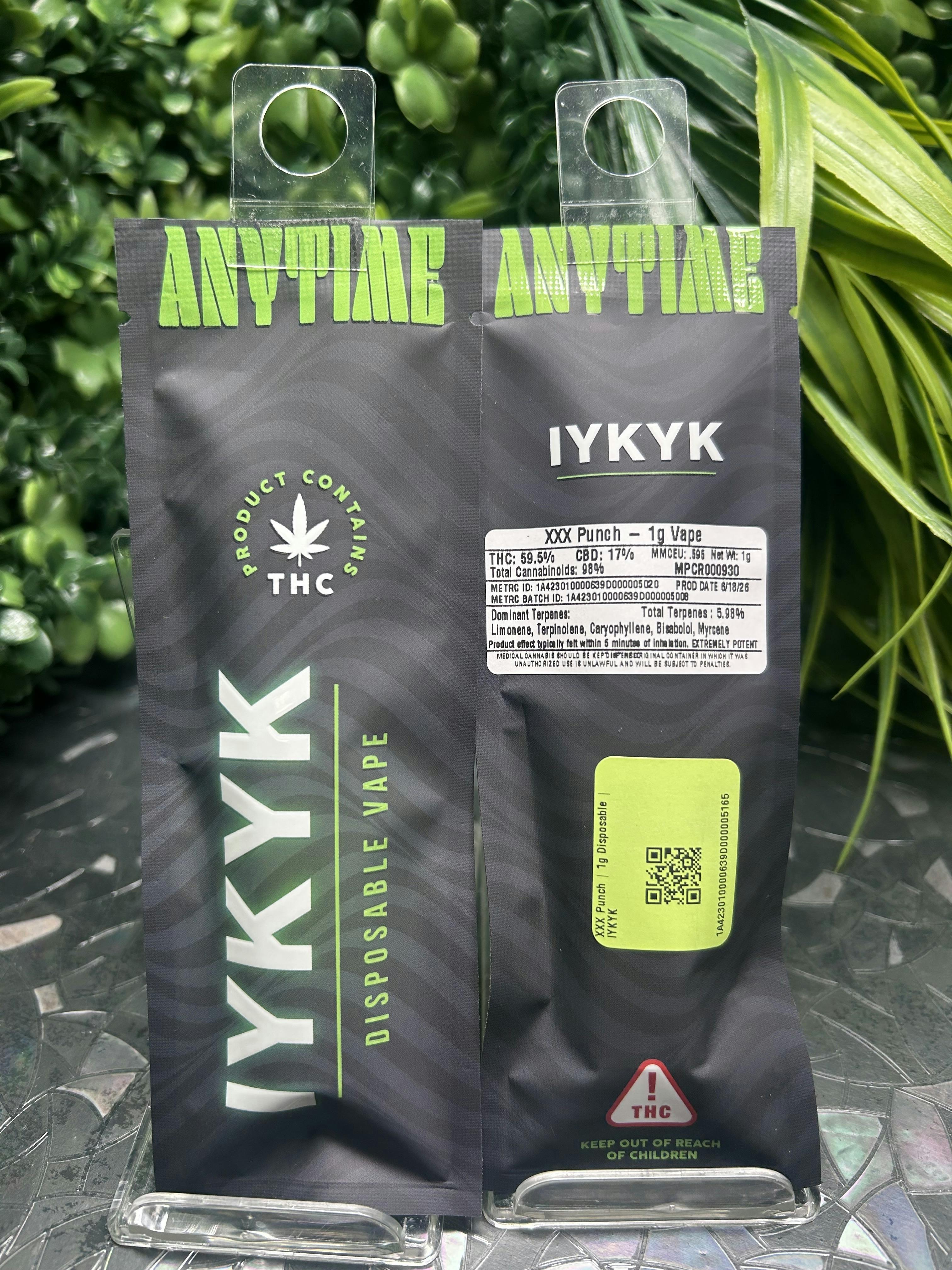 XXX Punch | 1g Disposable | IYKYK