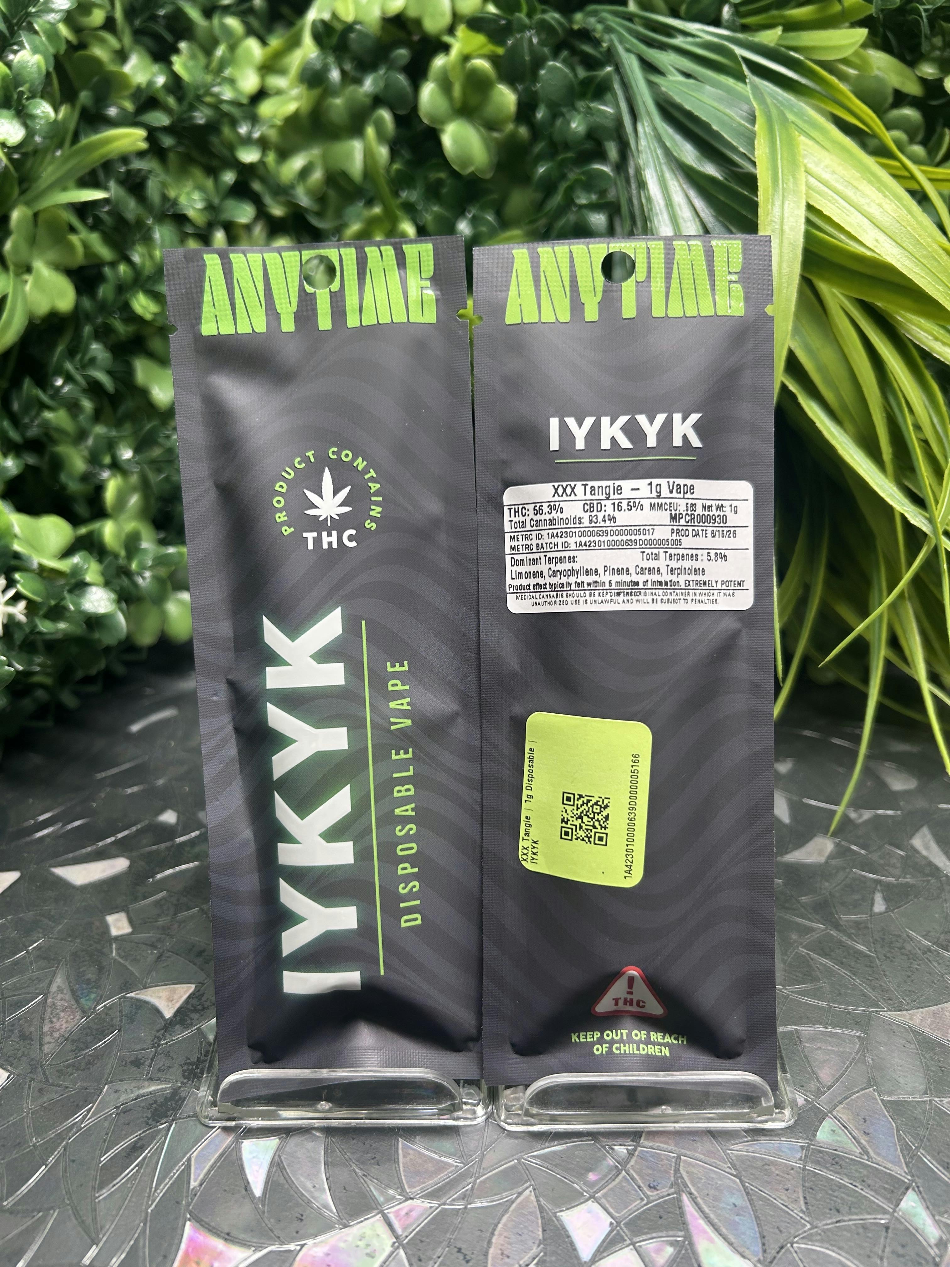 XXX Tangie | 1g Disposable | IYKYK
