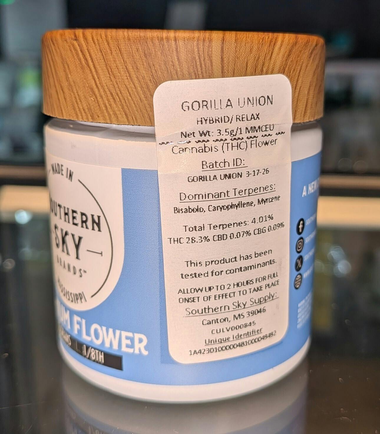 Gorilla Union | 3.5g | Southern Sky Supply