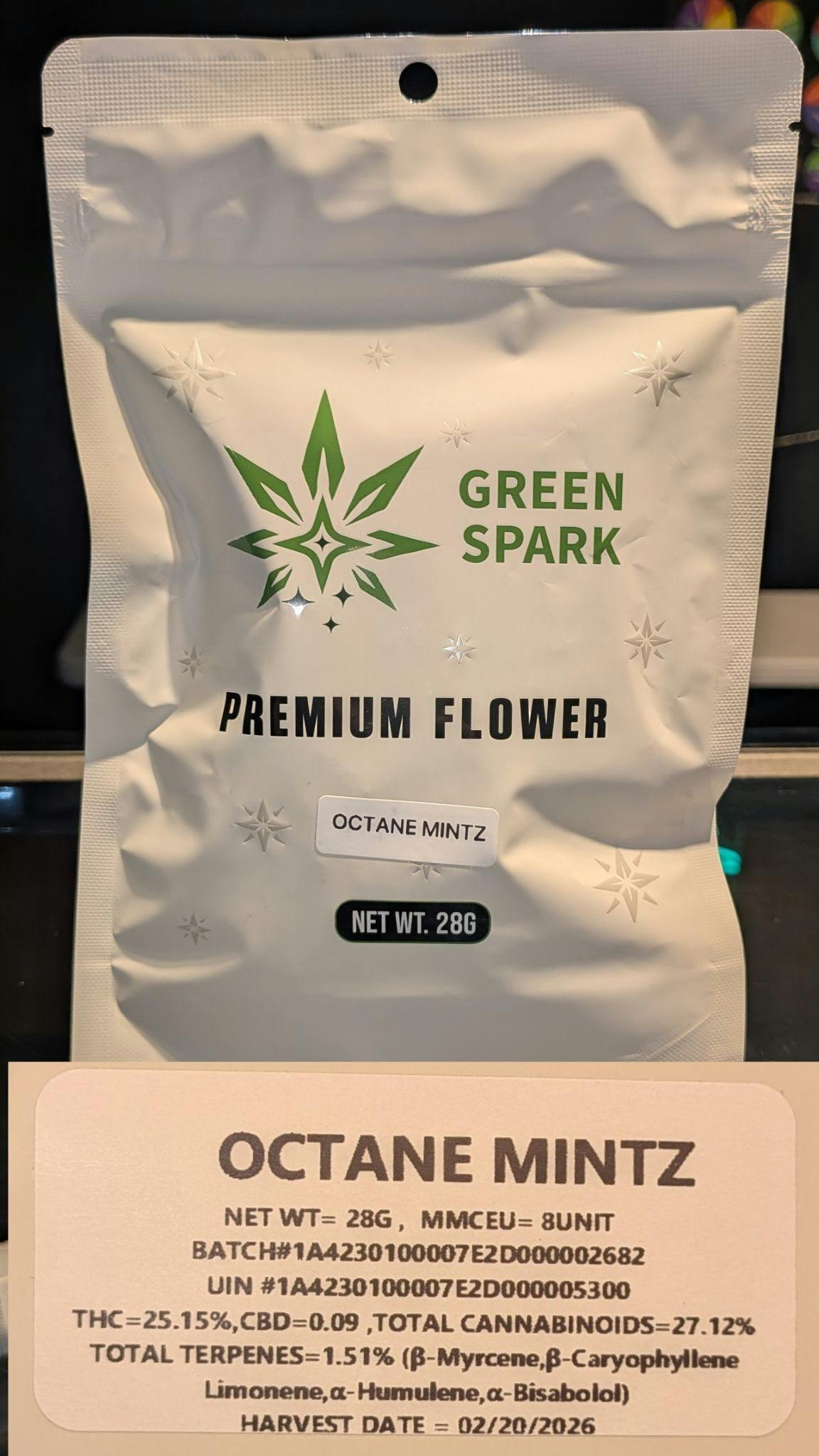 Octane Mintz | 28g | Green Spark