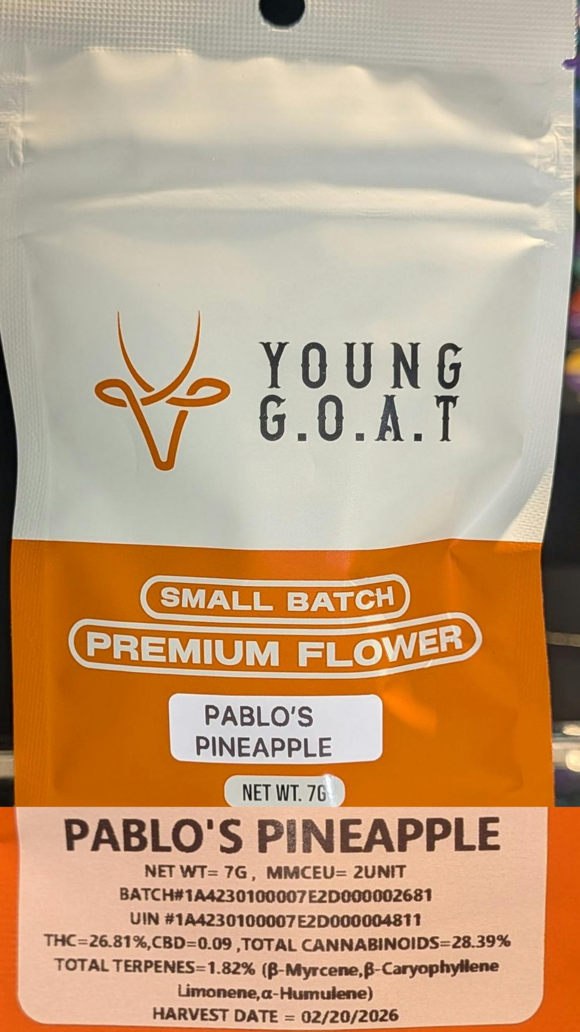 Pablo's Pineapple | 7g | Young Goat