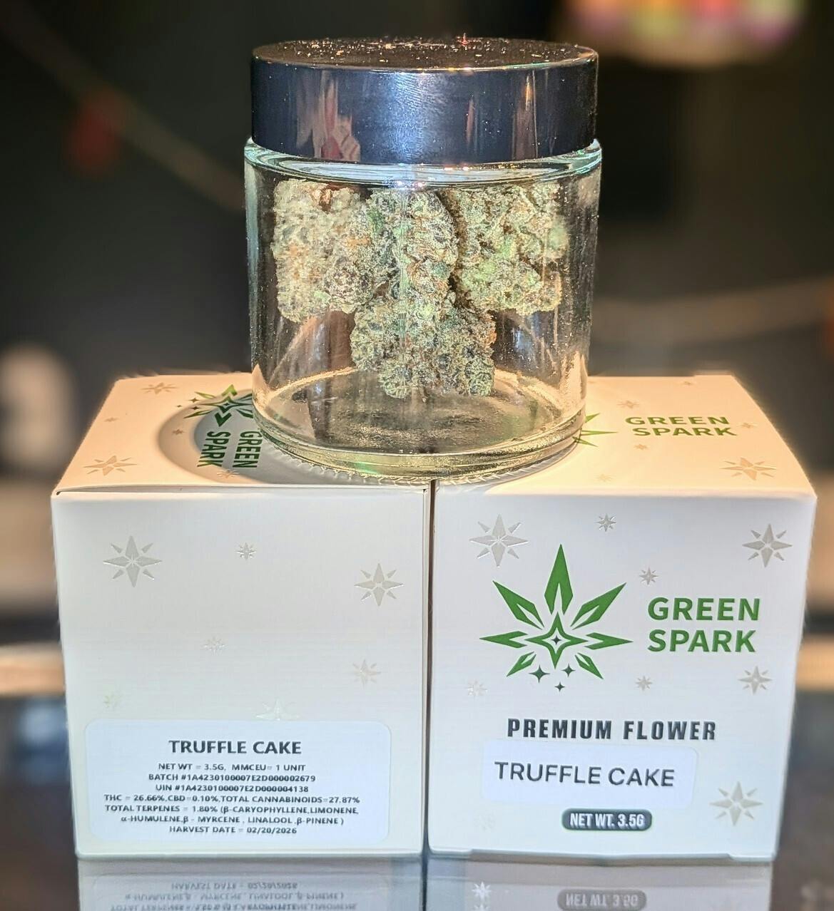 Truffle Cake | 3.5g | Green Spark