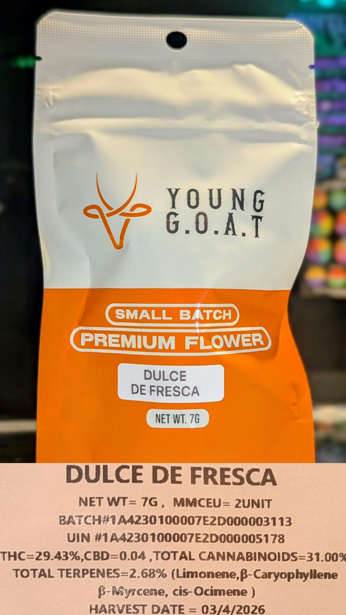 Dulce De Fresca | 7g | Young Goat
