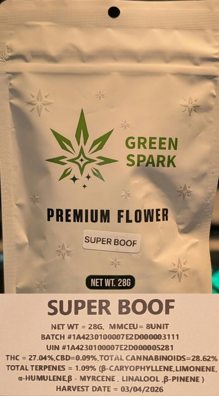 Super Boof | 28g | Green Spark
