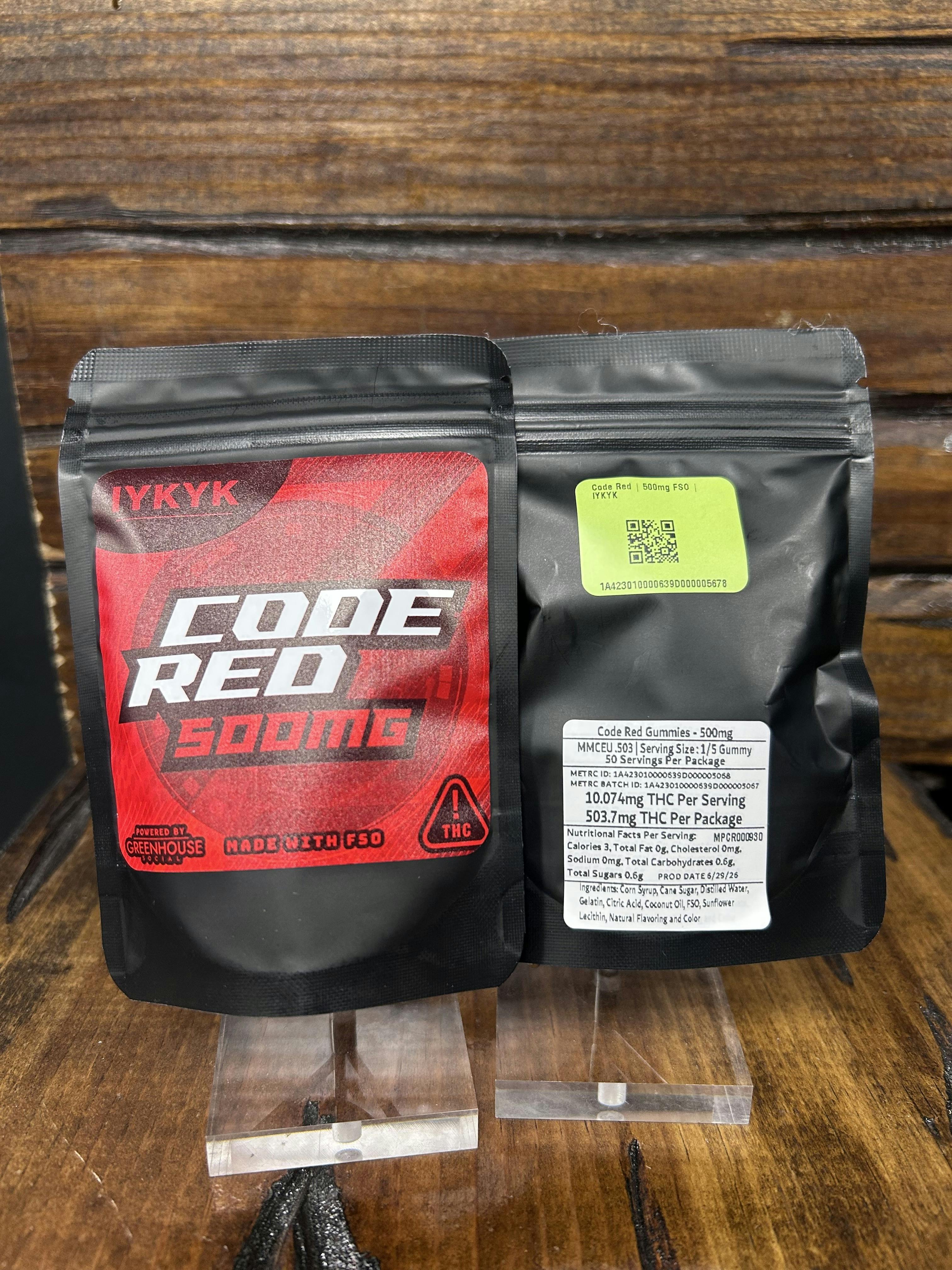 Code Red | 500mg FSO | IYKYK