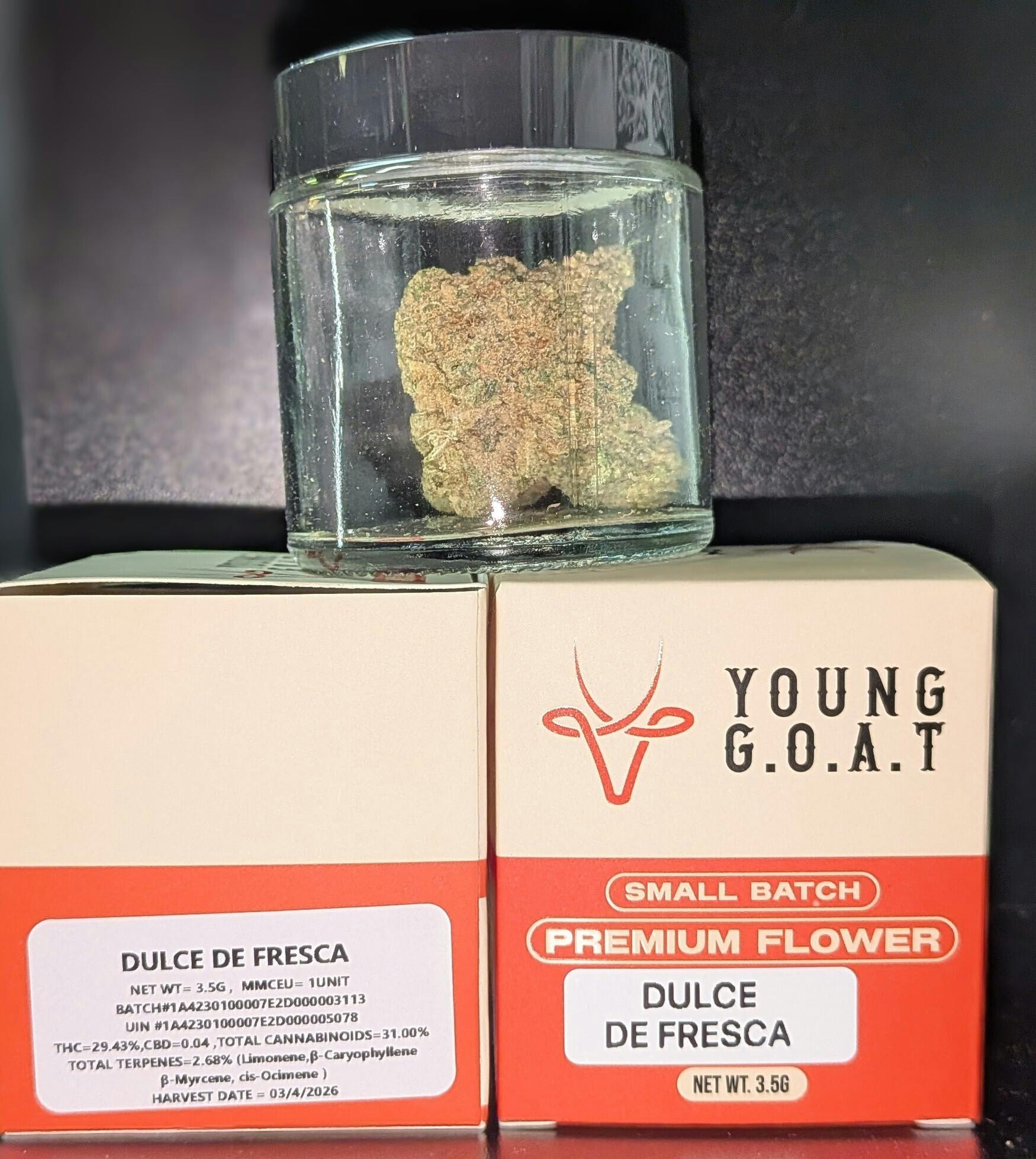 Dulce De Fresca | 3.5g | Young Goat
