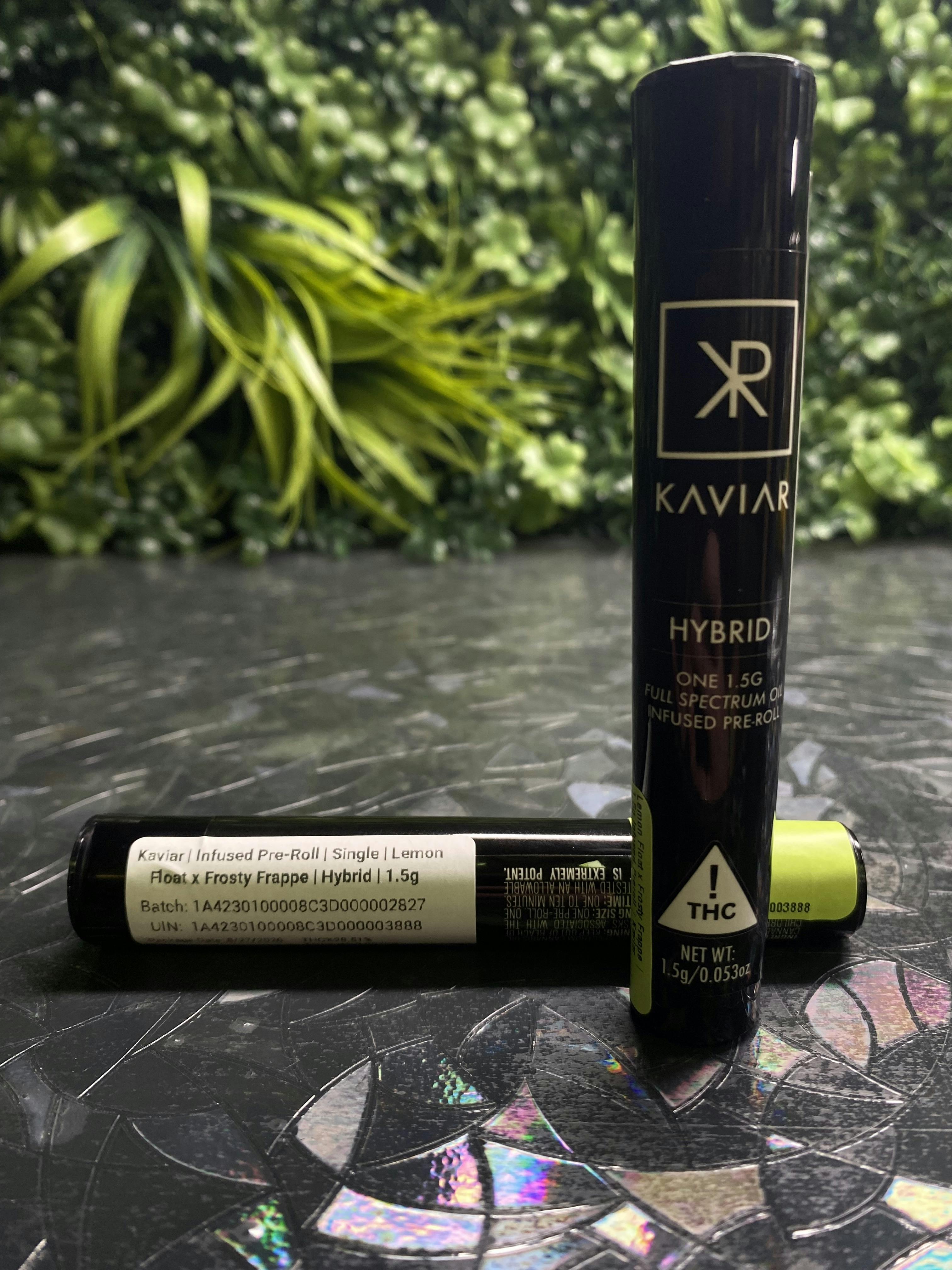 Lemon Float x Frosty Frappe | 1.5g Infused Preroll | Kaviar