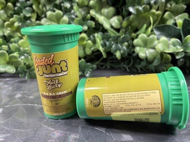Neon Sunset x Hoss | 6 x.5g Infused Prerolls | Loaded Junt