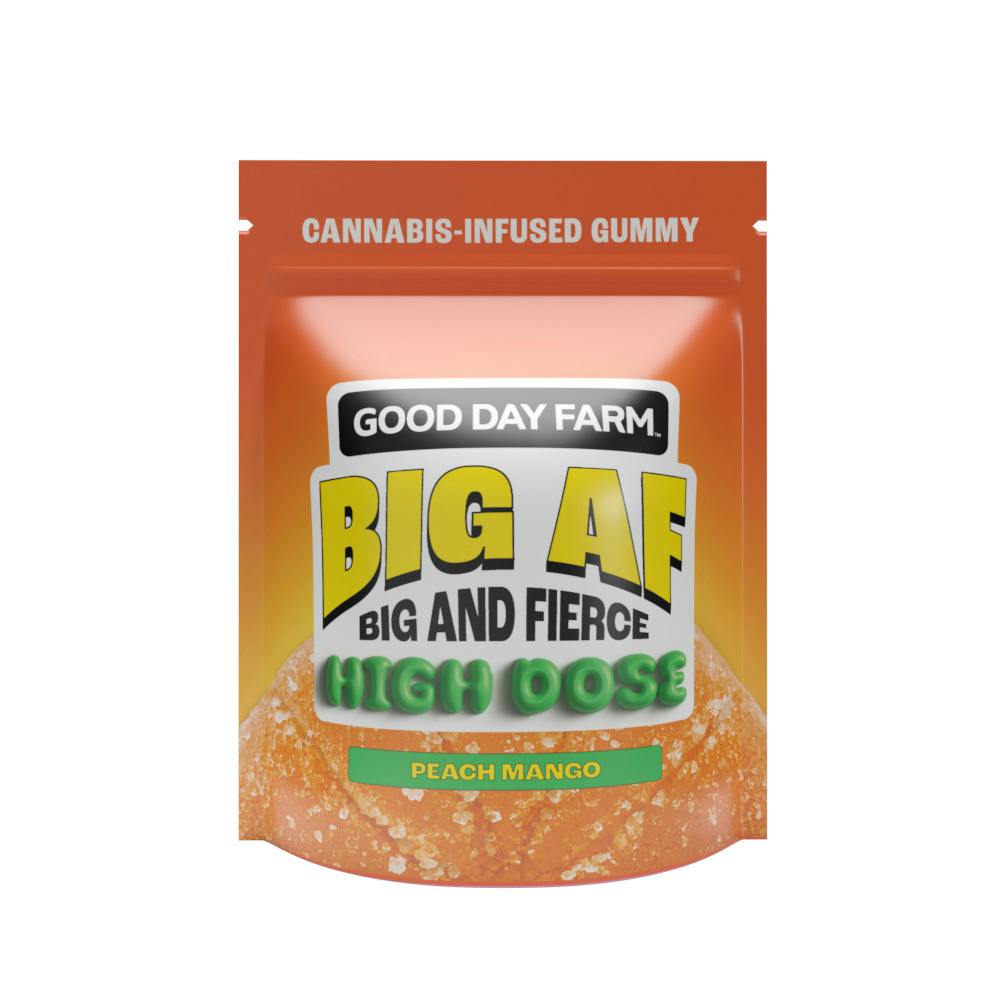 GDF: Big AF Gummies | Peach Mango | 500mg | 1pk at NOLA Cannabis Westbank Dispensary