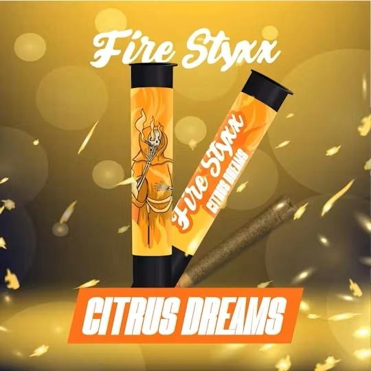 Fire Styxx 1g Infused Preroll Citrus Dreams