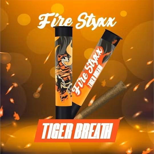 Fire Styxx 1g Infused Preroll Tiger Breath