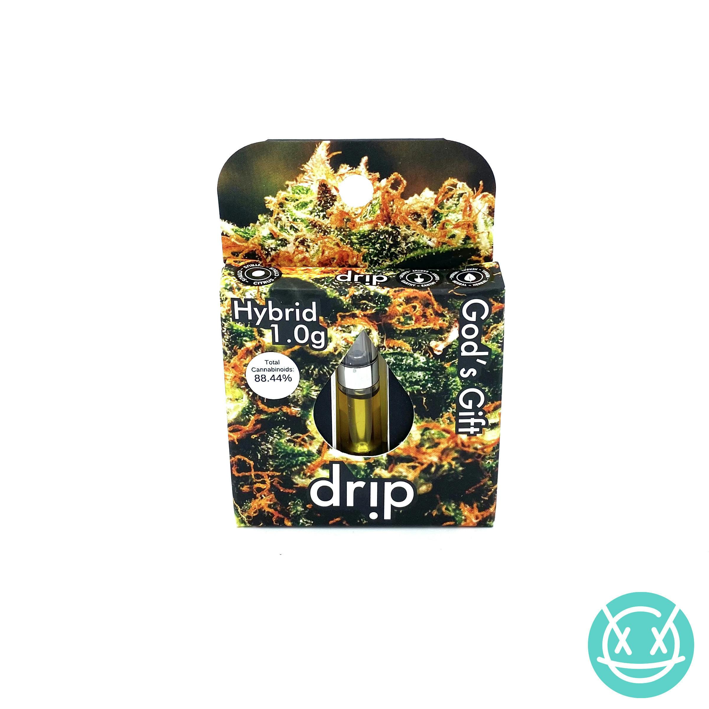 Drip 1g Distillate Vape Cartridge - God's Gift