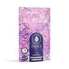 Choice Chews 200mg Sativa Gummies - Strawberry Lemonade