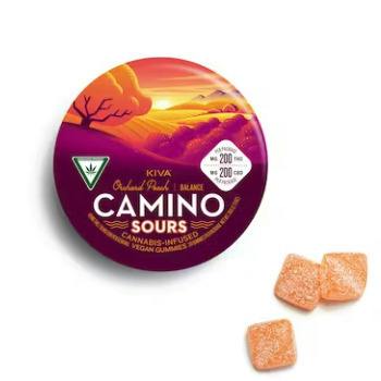 Camino Sours 200mg Gummies - Orchard Peach 'Balance'