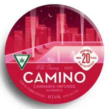 Camino 200mg Gummies - Wild Cherry 4:1:1 (THC:CBD:CBG)