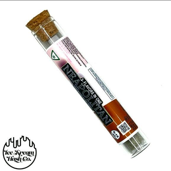 Ice Kream Hash Co 2.5g Single Infused PreRoll - Neapolitan Rosin Infused 3-in-1