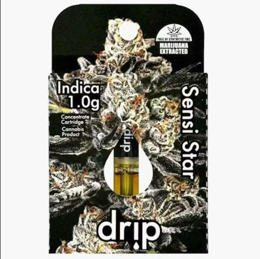 Drip 1g Distillate Vape Cartridge - Sensi Star