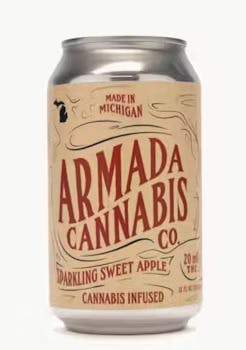 Armada Cannabis Co. 20mg Single 12oz - Apple Cider at Noxx Cannabis Ferndale Dispensary