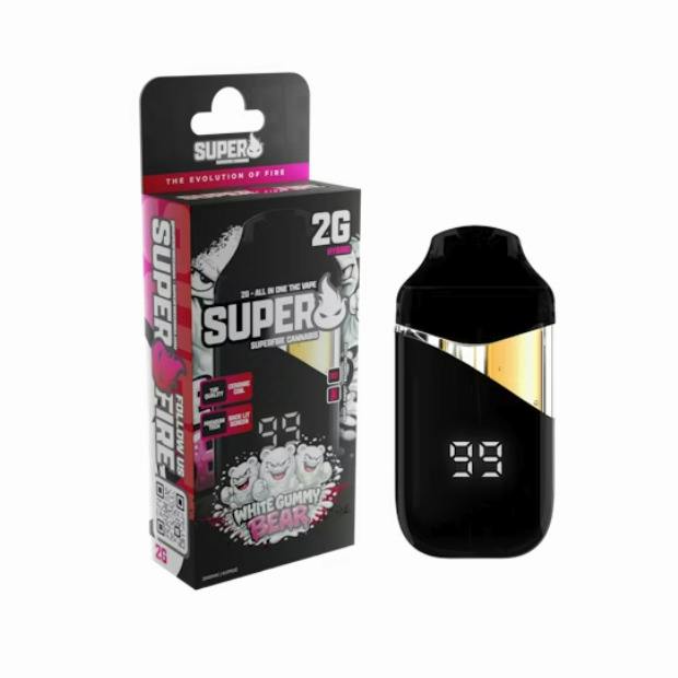 Superfire 2g All-in-One Vape - White Gummy Bear