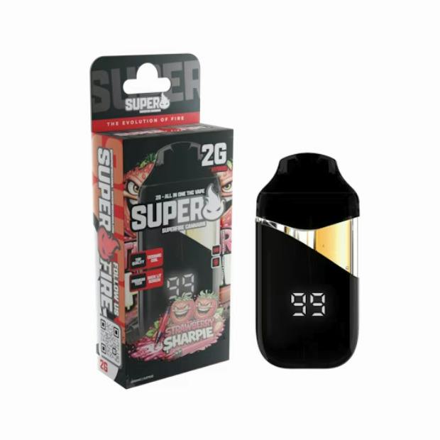 Superfire 2g All-in-One Vape - Strawberry Sharpie