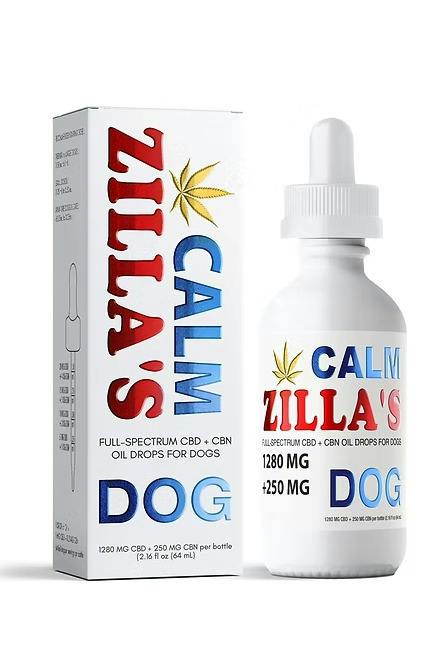 Zilla's 1280mg CBD:250mg CBN Calm Pet Drops