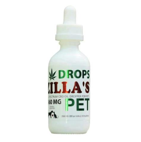 Zilla's 2560mg CBD Pet Drops