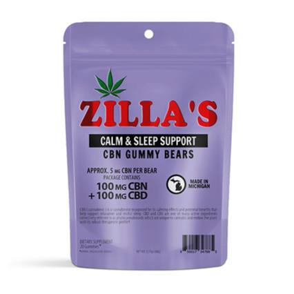 Zilla's 200mg Gummy Bears - 1:1 (CBD:CBN)