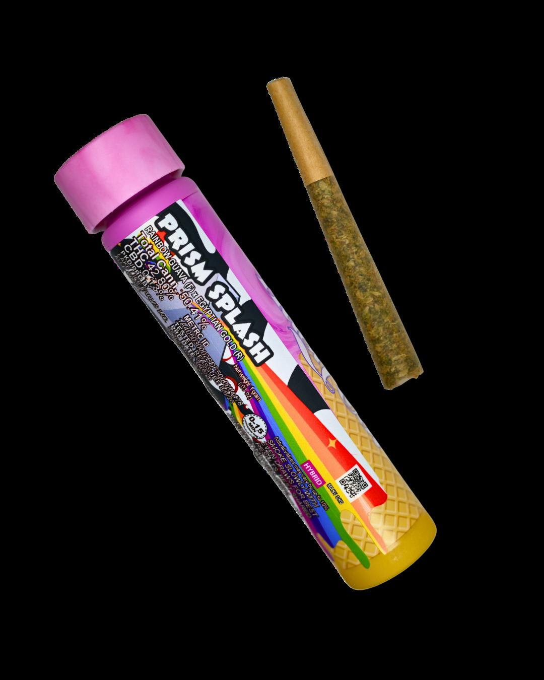 Ice Kream Hash Co 1g Single Rosin Infused Preroll - Prism Splash