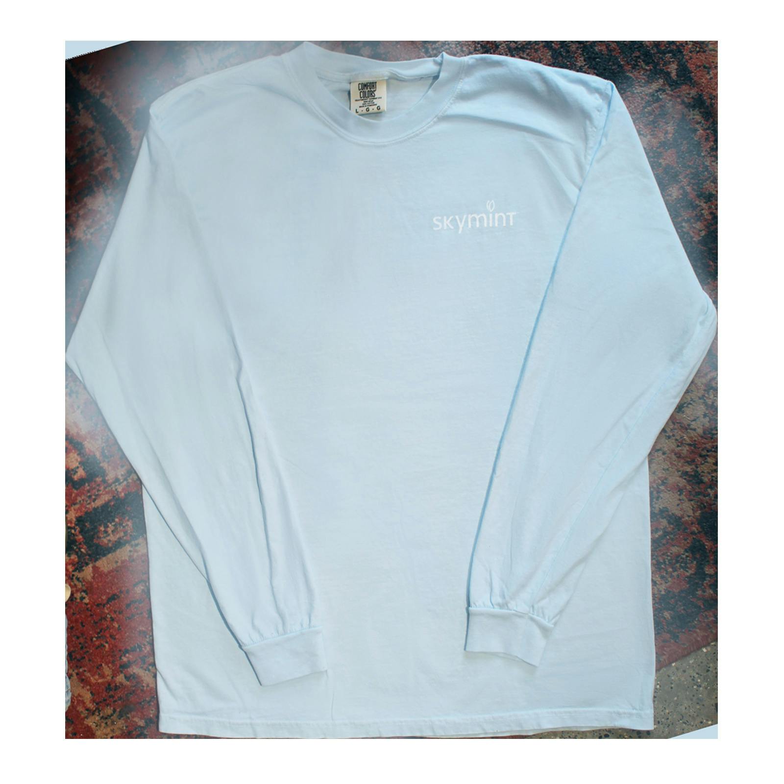 Chambray Skymint Longsleeve Large