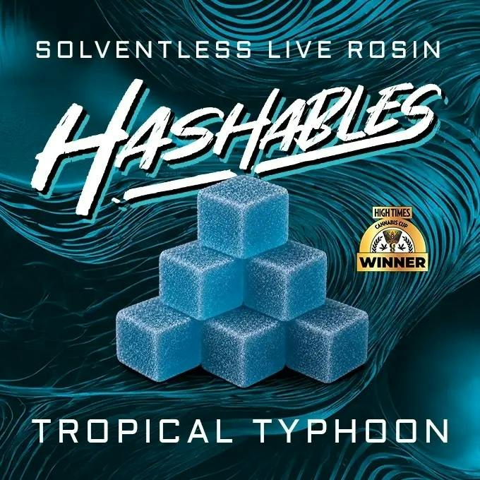 Hashables | Tropical Typhoon | Live Hash Rosin Gummies | 20pk