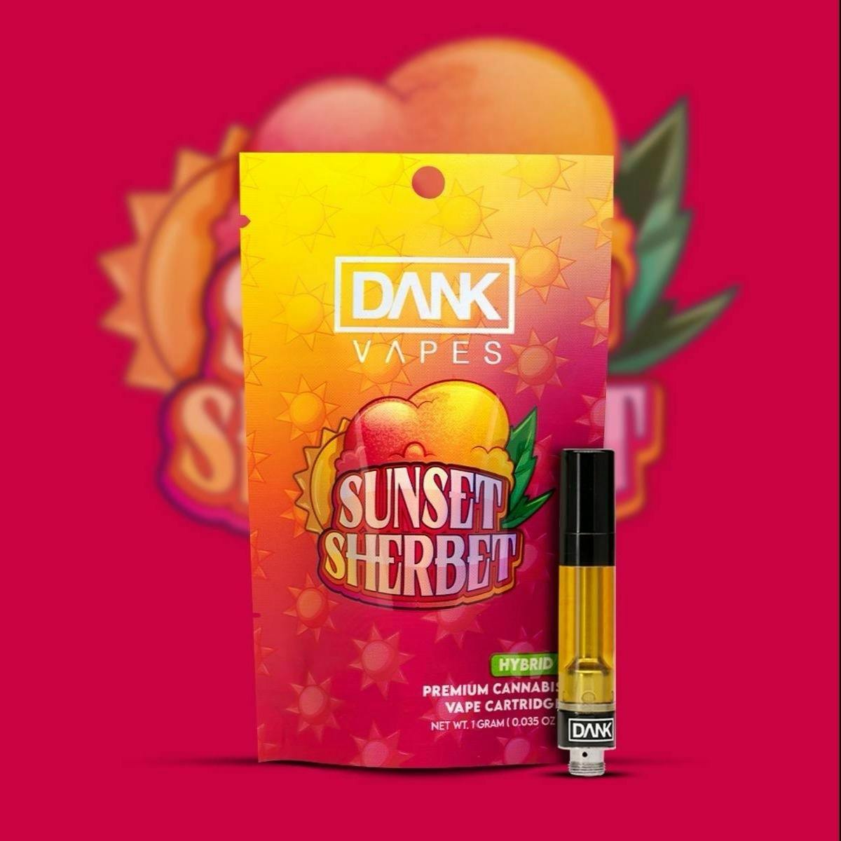 Dank | Sunset Sherbert | (1g) Vape Cartridge