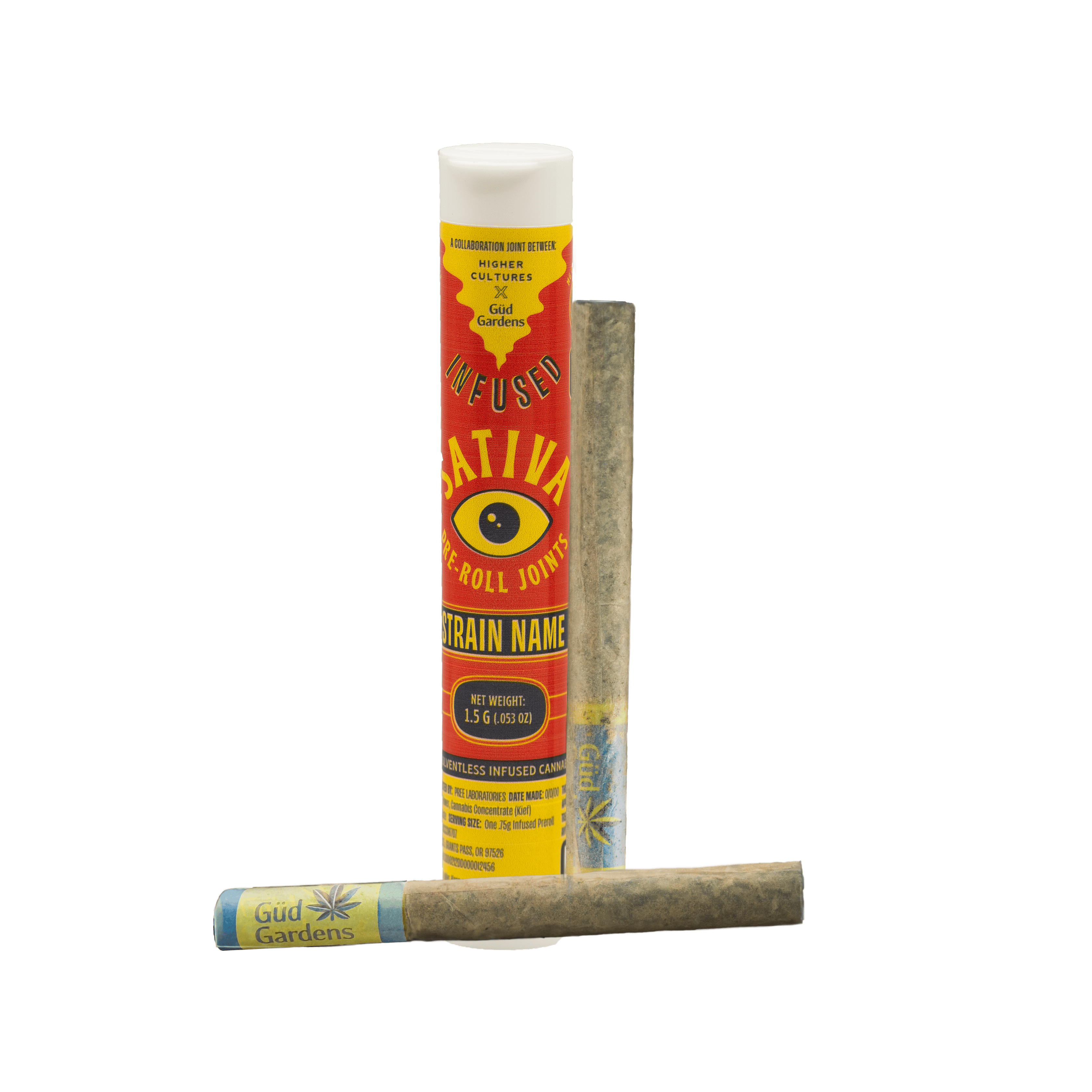 Higher Cultures Infused Preroll: Durban Pineapple