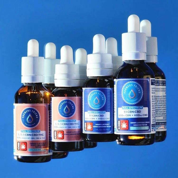 Farmers Friend Tincture 1:1:1:1 | CBN:CBD:THC:CBG 300mg