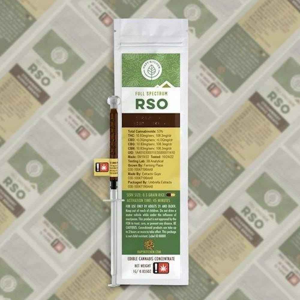 Hapy Kitchen Full Spectrum RSO: Candied Watermelon