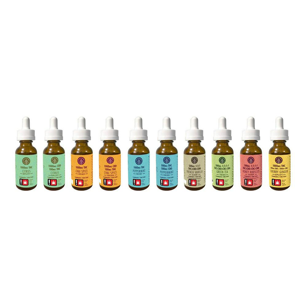 Hapy Kitchen Tincture | Uplift - Cherry Ginger 2-1-1 THC:CBD:CBG 500mg