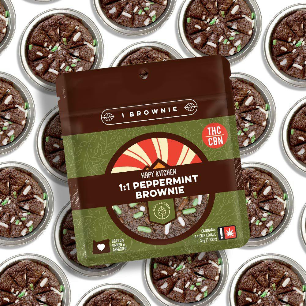 Hapy Kitchen: Peppermint Brownie