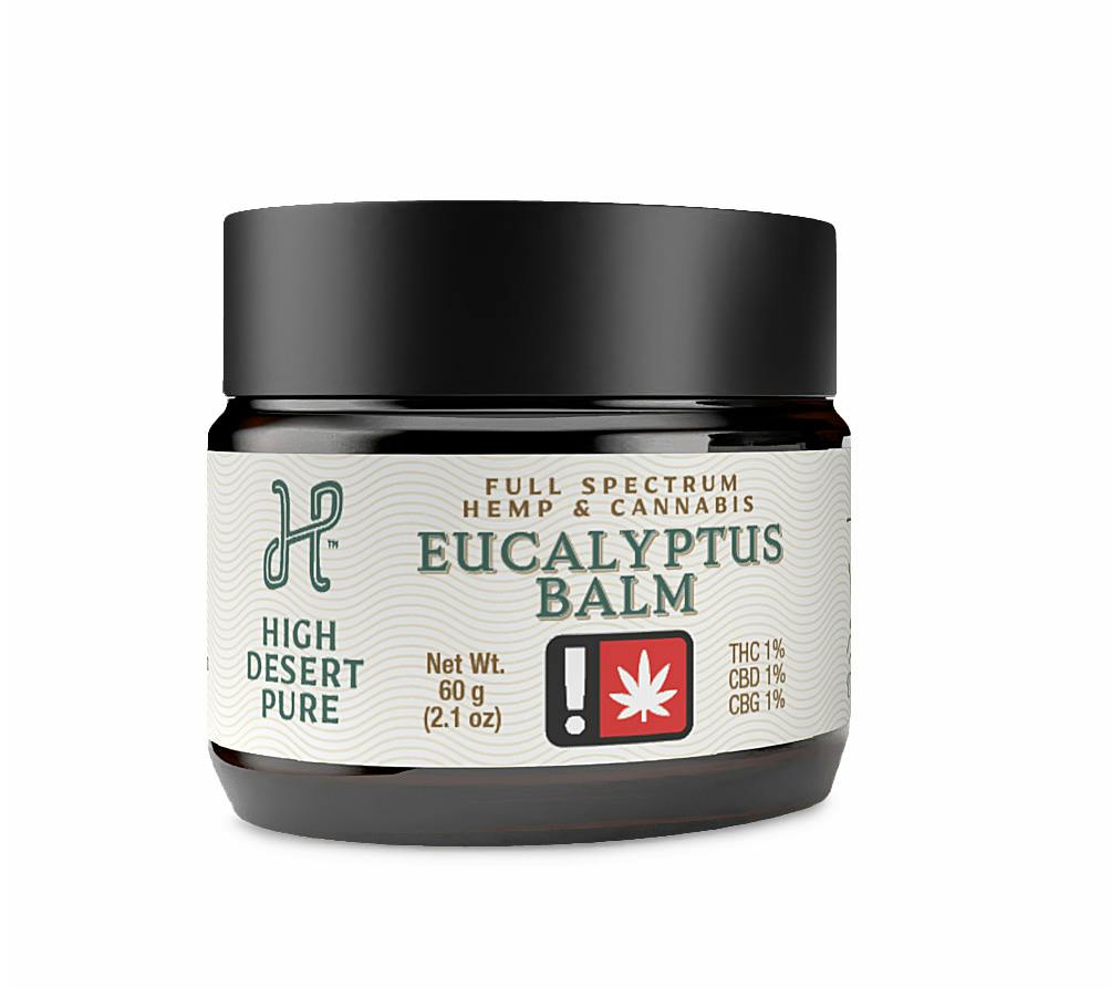 High Desert Pure Balm | Eucalyptus Balm 1:1:1 THC:CBD:CBG 400mg