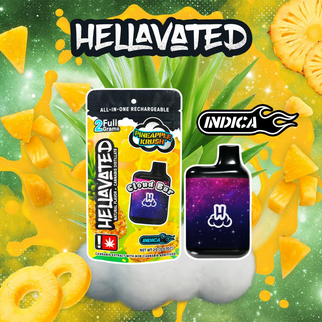 Hellavated Profilez Cloud Bar: Pineapple Krush