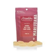 Smokiez: Fruit Chews | Cherry | 1:1 THC:THCV | 100mg | 10pk