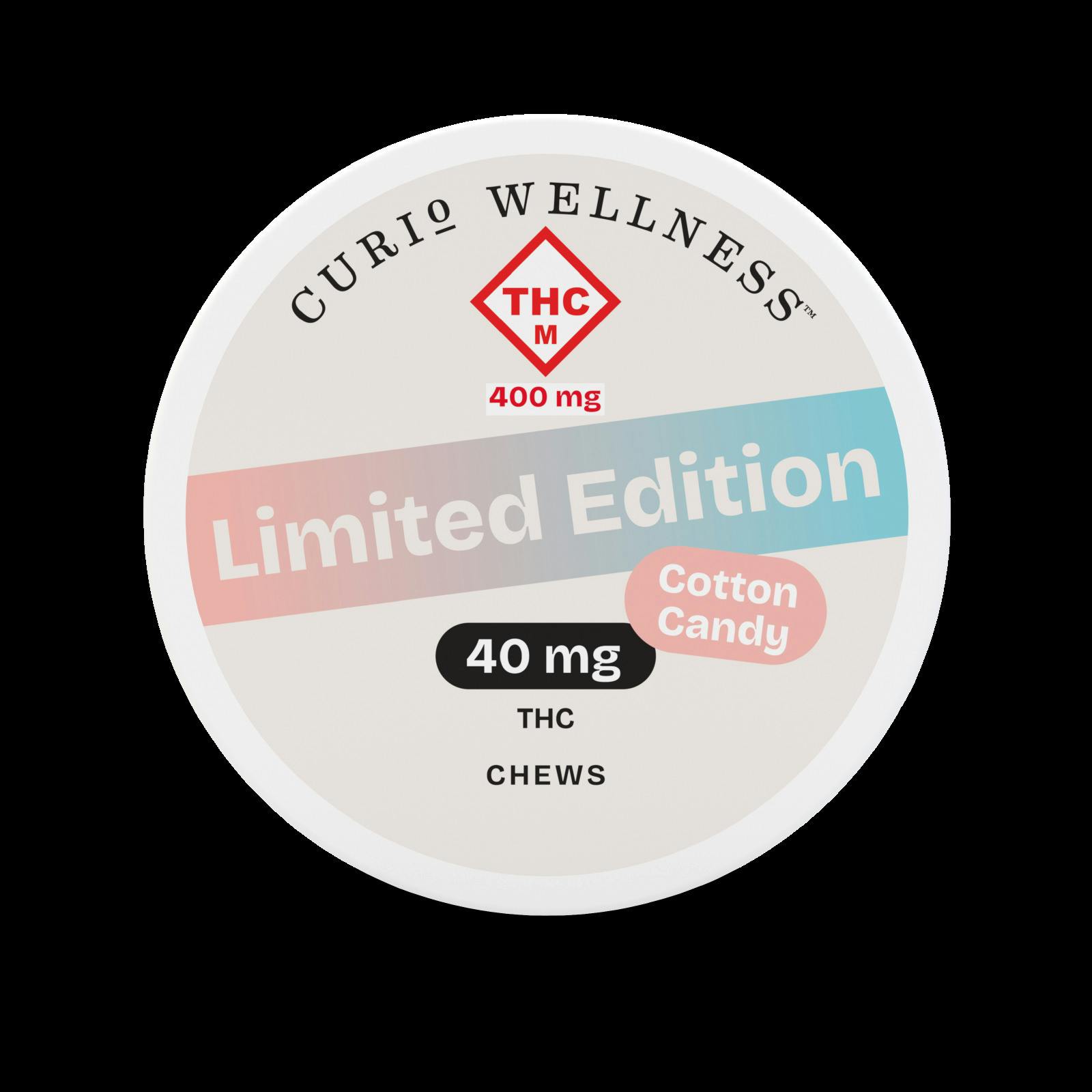 Curio Wellness: Chews | Cotton Candy | 400mg | 10pk