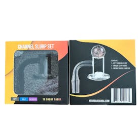 Yo Dabba Dabba - Channel Slurp Set - Quartz - 14mm Male
