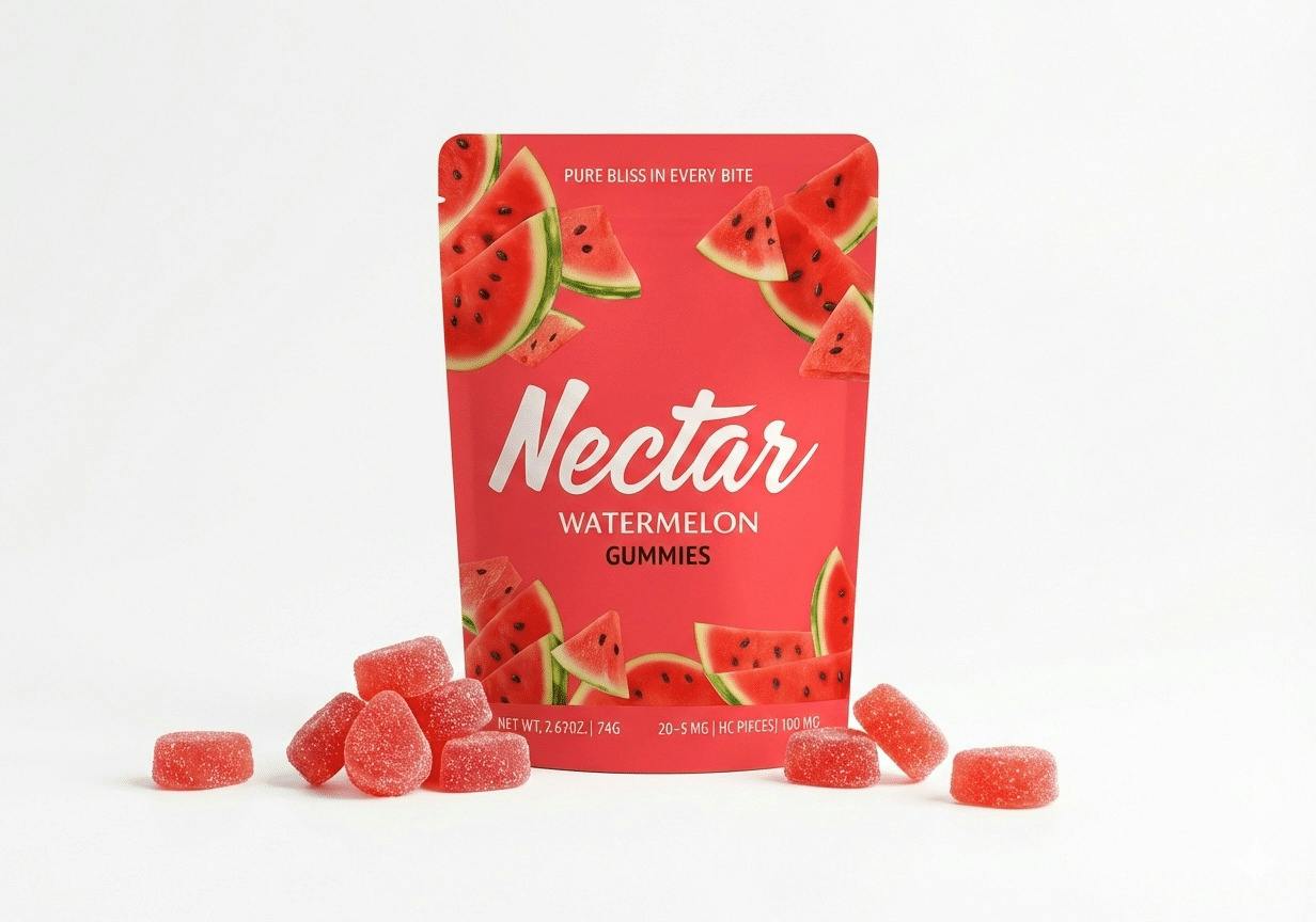 Nectar Watermelon gummies at Chelsea Bud